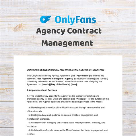 onlyfans manager contract|Decoding OnlyFans Management Agreements: What You Need。